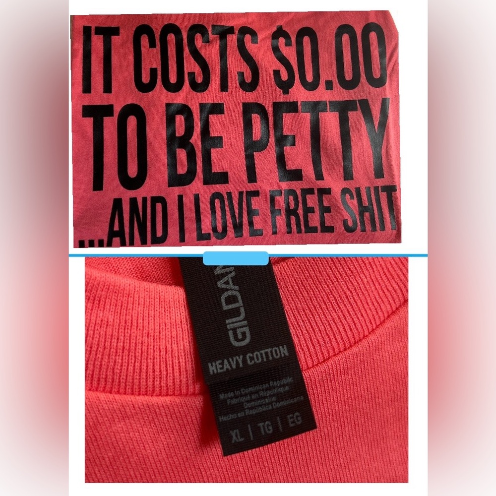 Gildan Coral Graphic Tee